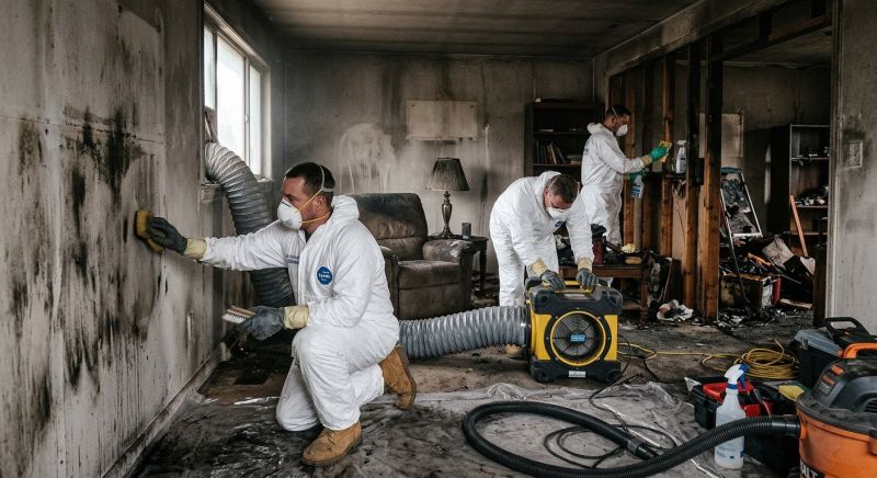 Soot Damage Cleanup in Napa, CA